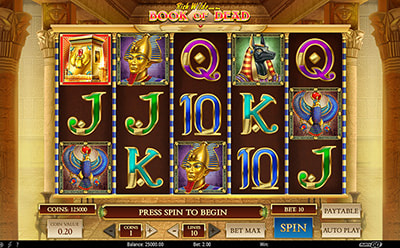 Book of Dead -kolikkopeli Griffon Casinon suomalaisella nettikasinolla