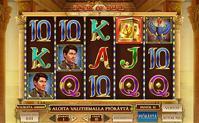 Book of Dead -kolikkopeli Rapid Casinon suomalaisella nettikasinolla