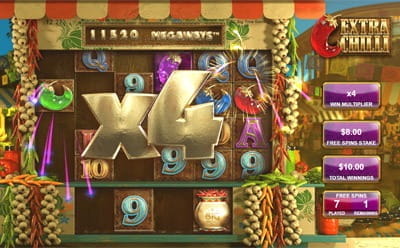 Extra Chilli -kolikkopelin bonuspeli
