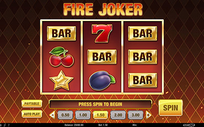 Fire Joker -kolikkopeli Griffon Casinon suomalaisella nettikasinolla