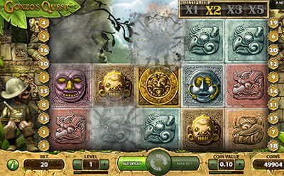 Gonzo’s Quest -kolikkopeli mobiilissa