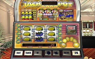 Jackpot 6000 -kolikkopelin Jokeri symboli