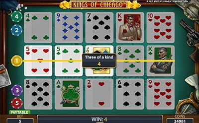 Kings of Chicago -kolikkopelin jokeri symboli