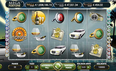 Mega Fortune Paf Casinolla