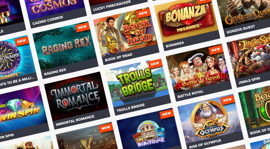 Ninja Casinolta löydät suosituimmat kolikkopelit.