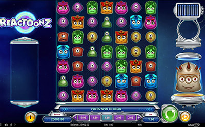 Reactoonz -kolikkopeli Casombien suomalaisella nettikasinolla