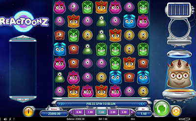 Reactoonz -kolikkopeli LightCasinon suomalaisella nettikasinolla
