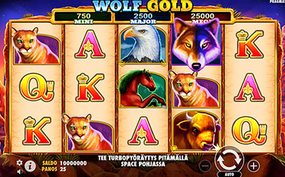 Wolf Gold -kolikkopeli Winstorian suomalaisella nettikasinolla
